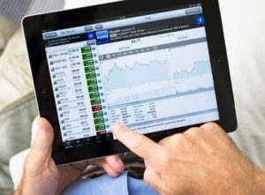 trading online tablet